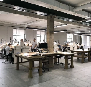 Production facility floor in Mumbai
