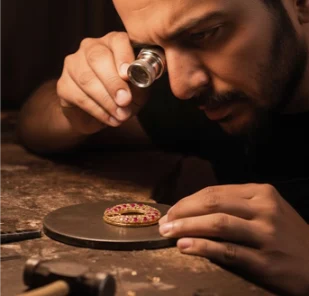 Stage-wise quality inspection with a loupe